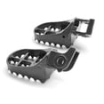 thumbnail image 4 of Krator Gray Foot Pegs Compatible with Honda Motocross MX CR125R, CR250R, CR500R and More! (1988-1994) Dirtbike Foot Rest Stomper Footpegs, 4 of 5