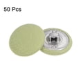 thumbnail image 3 of Unique Bargains 50 Pcs Boutons de Couture en Tissu 32L 20mm Tige Ronde en Métal pour Costumes Robes Blouses, Blanc, 3 of 5