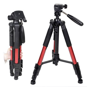 ZOMEI Q111 Lightweight Aluminum Tripod For DSLR Cameras - 55" Max Height - Pan/Tilt Head