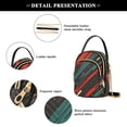 thumbnail image 4 of FORMRS Crossbody Bag for Women Quilted Travel Shoulder Cell Phone Purse with Chain Strap Handbag, Green Stars Abstract, 4 of 7