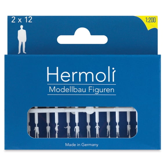 Schulcz Scale Model Figures - Hermoli Standing, Pkg of 24, 1:200, 1/16"