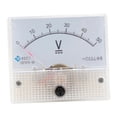thumbnail image 3 of age Analogue meter, Professional Durable 2.5 age Analog meter Panel meter White, DC 0-50V, 3 of 10