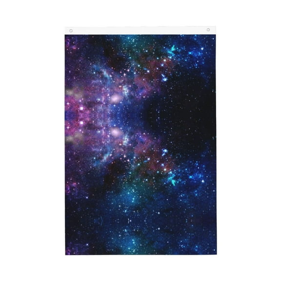 House Flag Space Galaxy Garden Flag Decorative House Yard Double Sided Flag For Decoration (2x3ft)
