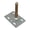 Closet Door Plunger Bracket, variant on WRS Closet Door Guide Pin with Nylon Cap - 5-3/4"
