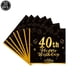 thumbnail image 5 of Decoraciones de 40 cumpleaños para hombres y mujeres, vajilla de fiesta de 40 años, taza, servilleta, globo, decoración de pasteles, fiesta de oro negro, 1983, 5 of 5