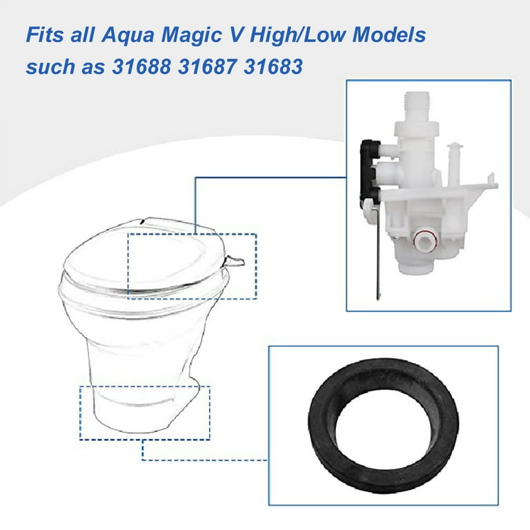 Thetford RV Toilet valve seal replacement