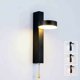 thumbnail image 1 of Aplique de pared LED tricolor seleccionable de 9 W con interruptor de tracción giratorio de 360° Aplique de pared LED para interiores para sala de estar, dormitorio, cocina, 1 of 5