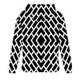 thumbnail image 3 of Plus Size Long Sleeve Hoodies for Men Drawstring Swaetershirts with Pockets Winter Casual Geometric Printed Tops, 3 of 4