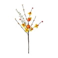 thumbnail image 2 of Dongrere 1 Pc Artificial Fall Floral Pick, Faux Autumn Harvest Maple Leaf, Fake Acorn Pumpkin Berry Branch for Vase Home Farmhouse Thanksgiving Table Decor, 16.5 Inch, 2 of 6