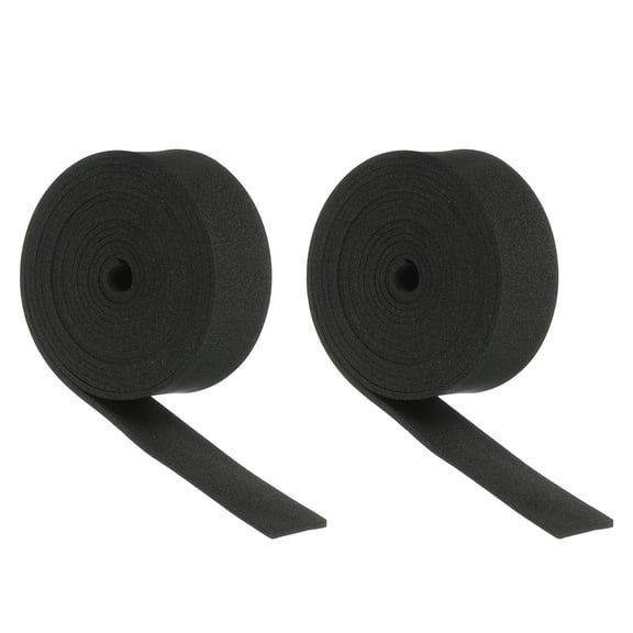 Uxcell Neoprene Foam Strip Roll 1 Roll 78.7" Long x 1" Width x 1/4" Thick High Density Weather Stripping Door Seal Strip