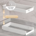 thumbnail image 2 of BeesClover Pull Out Dish Racks Kitchen Under Sink Organizer, Cabinet Slide Out Dish Drying Rack With Drainboard, Carbon Steel Sliding Drawer Pantry Shelf, 2 of 7