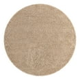 thumbnail image 5 of Unique Loom Everyday Shag Collection Area Rug - Solid (7' Round Taupe), 5 of 5