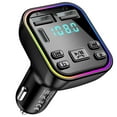 thumbnail image 1 of Car Bluetooth FM Transmitter Wireless Radio Adapter Car Kit MP3 Player, USB Car Charger, Support U Disk/Hands Free Calling, 1 of 7