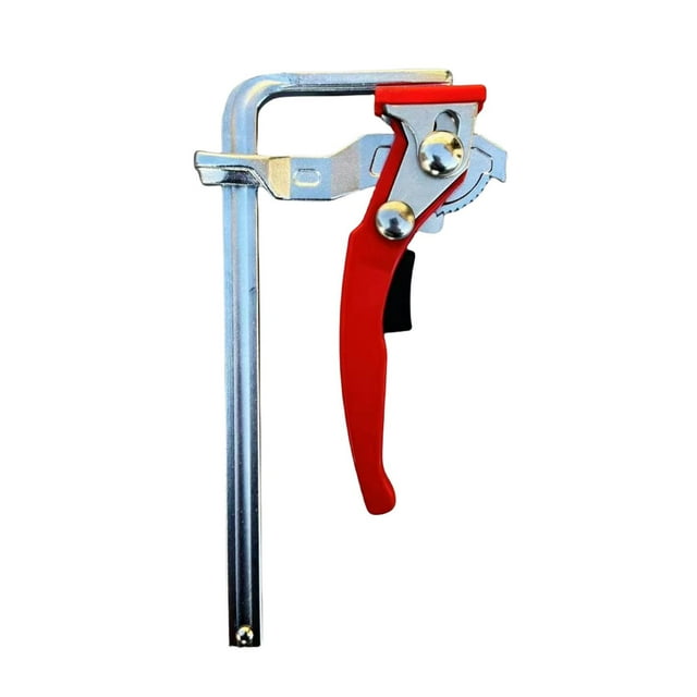 Abrazadera de de cadena de acero de liberación rápida, fuerte fuerza de sujeción, herramienta para carpintería, abrazadera de mesa de trinquete 120 mm x 60 mm