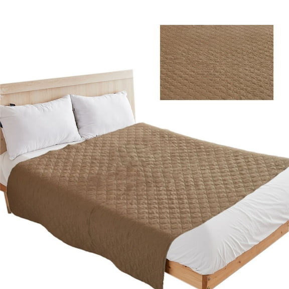 Non-Slip Pet Mattress 40"×50" - Tear Leak Fade Proof Sofa Protector (Khaki)
