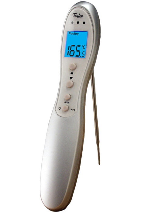 Cooper-Atkins 462-0-8 Infrared Slim-Line White Thermometer 40 to 536 Degrees F Temperature Range 