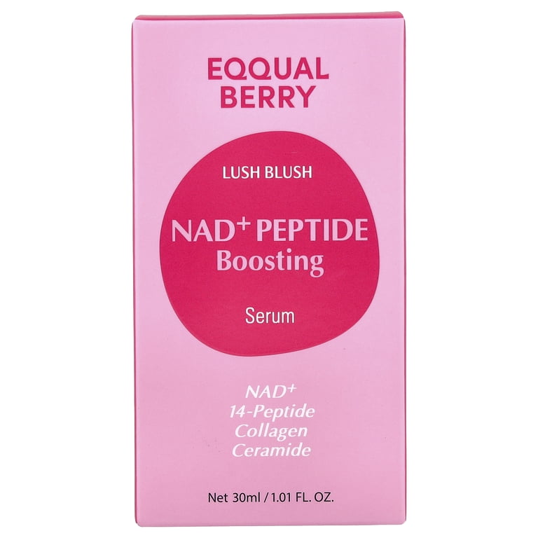 EQQUALBERRY Lush Blush NAD+ Peptide Boosting Serum, 1.01 oz photo 4