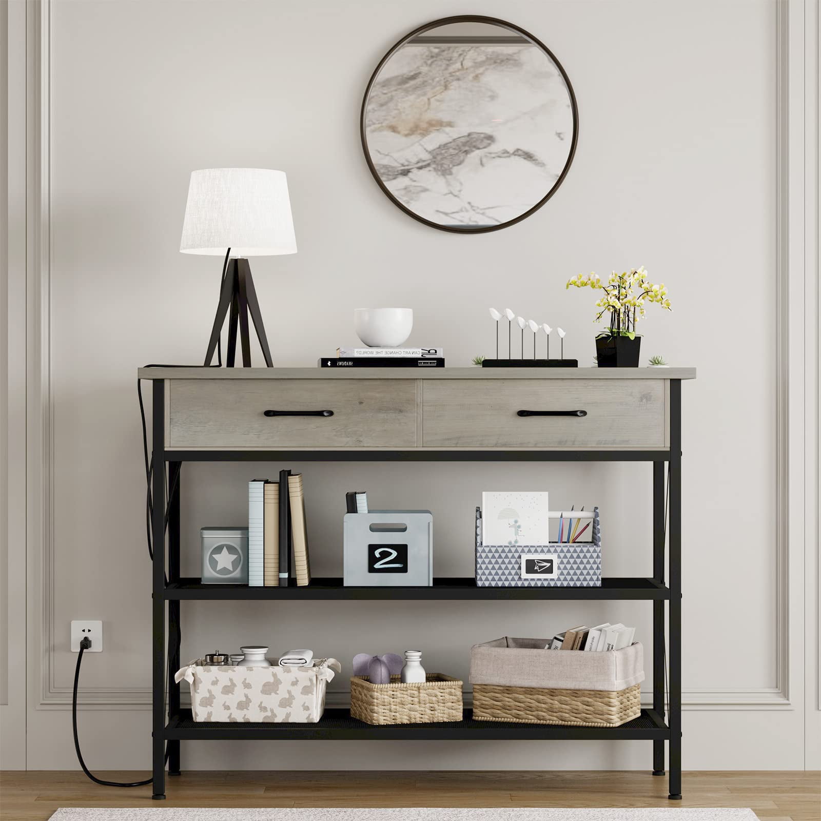 Entryway Table with Outlets and USB Ports - Walmart.com