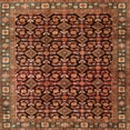 thumbnail image 1 of Ahgly Company Indoor Square Traditional Saffron Red Persian Area Rugs, 7' Square, 1 of 6
