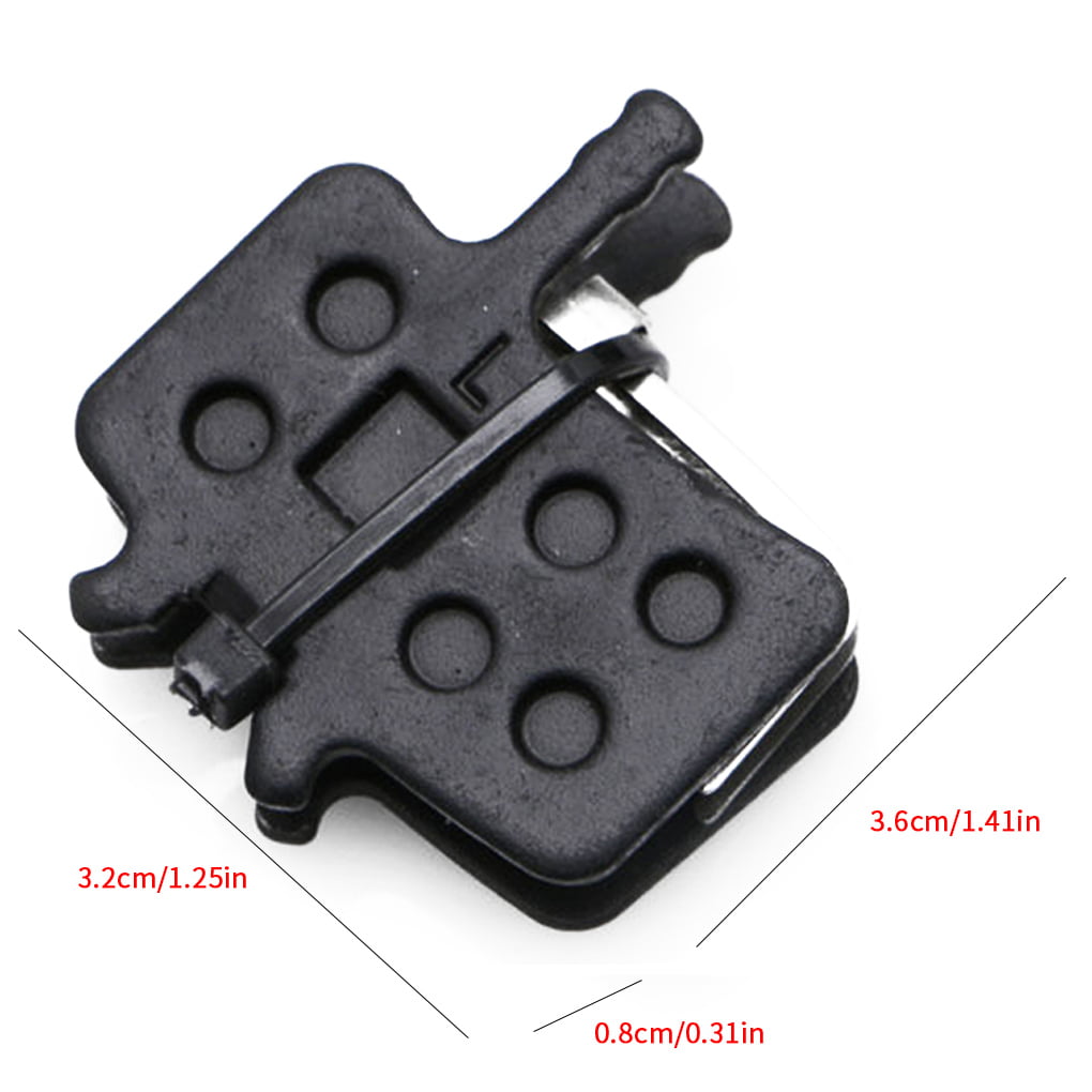 Road Bike Brake pads Resin Disc Lightweight Replacement Accessories Tool 4 Pairs 