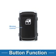thumbnail image 3 of Interruptor de ventana eléctrica Unique Bargains No.935802E000 para el lado trasero del pasajero, control de ventana para Hyundai Tucson Sportage Getz Negro, 3 of 7