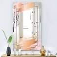 thumbnail image 3 of DESIGN ART Designart 'Copper Minimal 5' Glam Mirror - Modern Accent or Vanity Printed Mirror 23.7in.x31.5in., 3 of 5