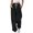 Black, variant on Womens Winter Elastic Fleece Sweatpants Warm High Waisted Plush Joggers Loose Fit Loungewear Pants with Pockets