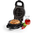 thumbnail image 4 of Jinsinto Filled Embossing Machine and Belgian Embossing Iron with 2 Inch Extra Deep Pocket, Non-Stick Panel, Classic Round, 4 Pieces, Black (Black, 5 Inch), 4 of 4