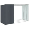 thumbnail image 3 of Prograde Remise de Jardin en Bois – Anthracite 96.5x38.6x62.6 – Acier Galvanisé, Rangement Extérieur, Design Moderne, Résistant aux Intempéries, 3 of 6