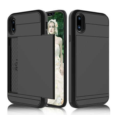 Card Slot Slidable Cover iphone Case Card Slot Slidable Cover iphone Case