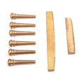 thumbnail image 5 of Brass Bridge With Nut Saddle for Acoustic Guitar Parts Replacement Set, 5 of 5