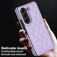 thumbnail image 3 of for Samsung Galaxy Z Fold 6 Wallet Case with Credit Card Holder, Elegant Folding Premium PU Leather Magnetic Clasp Kickstand Protective Cover Women Girls for Samsung Galaxy Z Fold 6 - Purple, 3 of 9