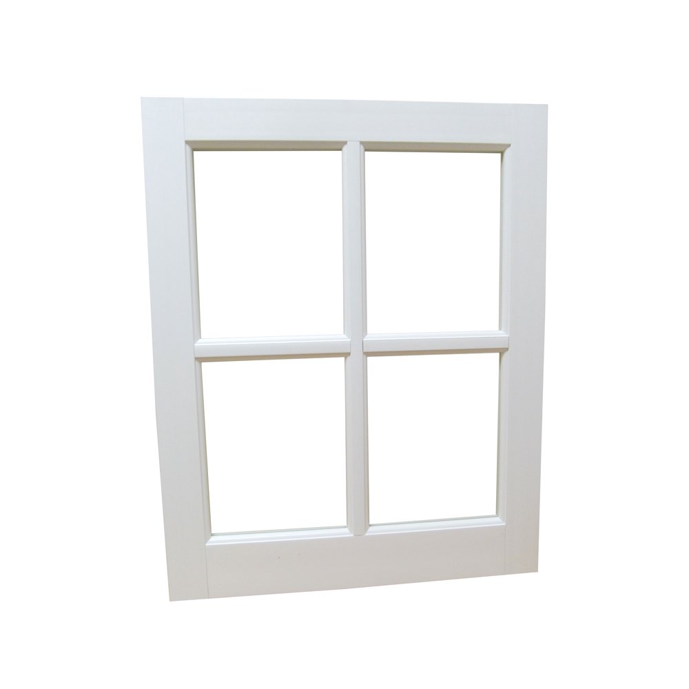 Barn Sash Window PVC 20" x 25" Traditional Style 4 lite