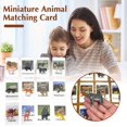 thumbnail image 4 of Montessori Animal Matching Toy Miniature Figurines For Educational Toys Toy E2R1, 4 of 9