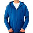 thumbnail image 1 of Jerzees Men's Adult Full Zip Hooded Sweatshirt, Royal, X-Large, 1 of 1