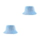 thumbnail image 4 of Qarigey Cómodo Sombrero De Pescador Negro Para Pescadores - Elegante Y Fácil De Limpiar Azul Claro M（56-58cm） azul claro M (56-58 cm) 2Conjunto, 4 of 6