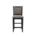 thumbnail image 7 of New Classic Furniture Potomac Solid Wood Counter Chair in Black (Set of 2), 7 of 7