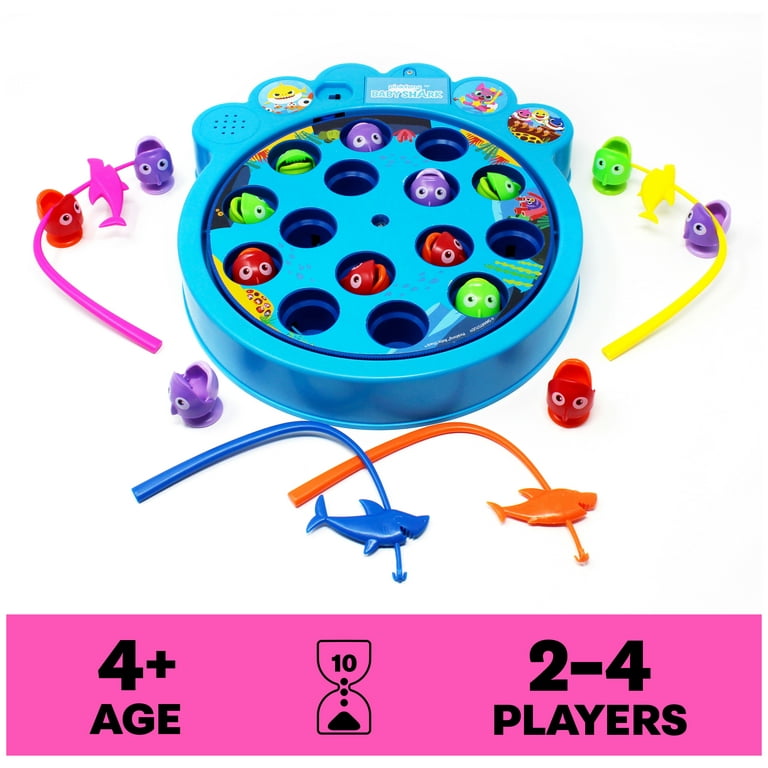 Reel Them in Let's Go Fishing GAME 2-4 Players Kids Ages 4 Need 2 AA  Batteries for sale online