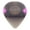 The second generation of purple light, variant on AOOOWER LED Glowing Guitar Pick Nonslip Folk Guitar Luminous Pick Acoustic Guitar Plectrums Musical Instrument Accessory