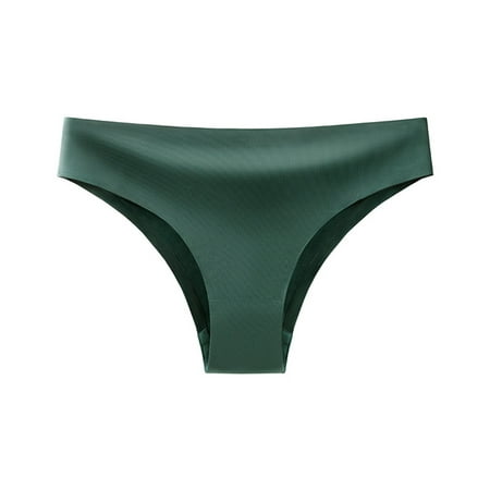 

Gubotare Underpants For Women Women Lingerie G String Briefs Underwear Panties T String Thongs Green L