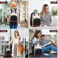 thumbnail image 2 of LOVEVOOK Backpack for Women, Fits 15.6 Inch Laptop Bag, School Backpacks, Fashion Travel Work Anti-theft Bag, Business Computer Waterproof College Backpack Purse, 2 of 7