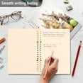 thumbnail image 5 of Rabbits in Easter Eggs Ring Binder Notebook Journey Note Diary College Ruled Spiral Notebook Study Loose Leaf Paper A5 60 Pages, 5 of 8