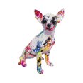thumbnail image 4 of Estatua de perro colorido BLESIY Escultura chihuahua multicolor, 4 of 8