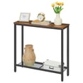 thumbnail image 1 of HOOBRO 75 cm Narrow Console Table, Small Entryway Table with Shelf, 2 Tier Thin Sofa Table, Display Table, for Hallway, Living Room, Bedroom, 1 of 9