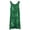 Green, variant on Floral Printed Lace Stitching O-Neck Sleeveless Women Summer Loose Tank Dress