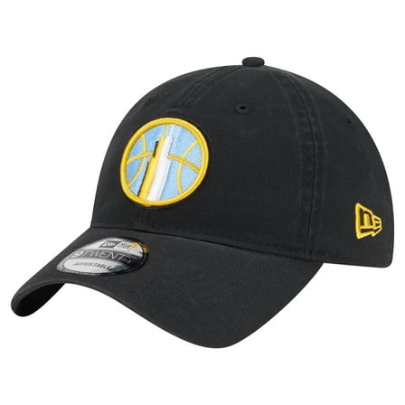 Unisex New Era Black Chicago Sky Core Alt Logo 9TWENTY Adjustable Hat