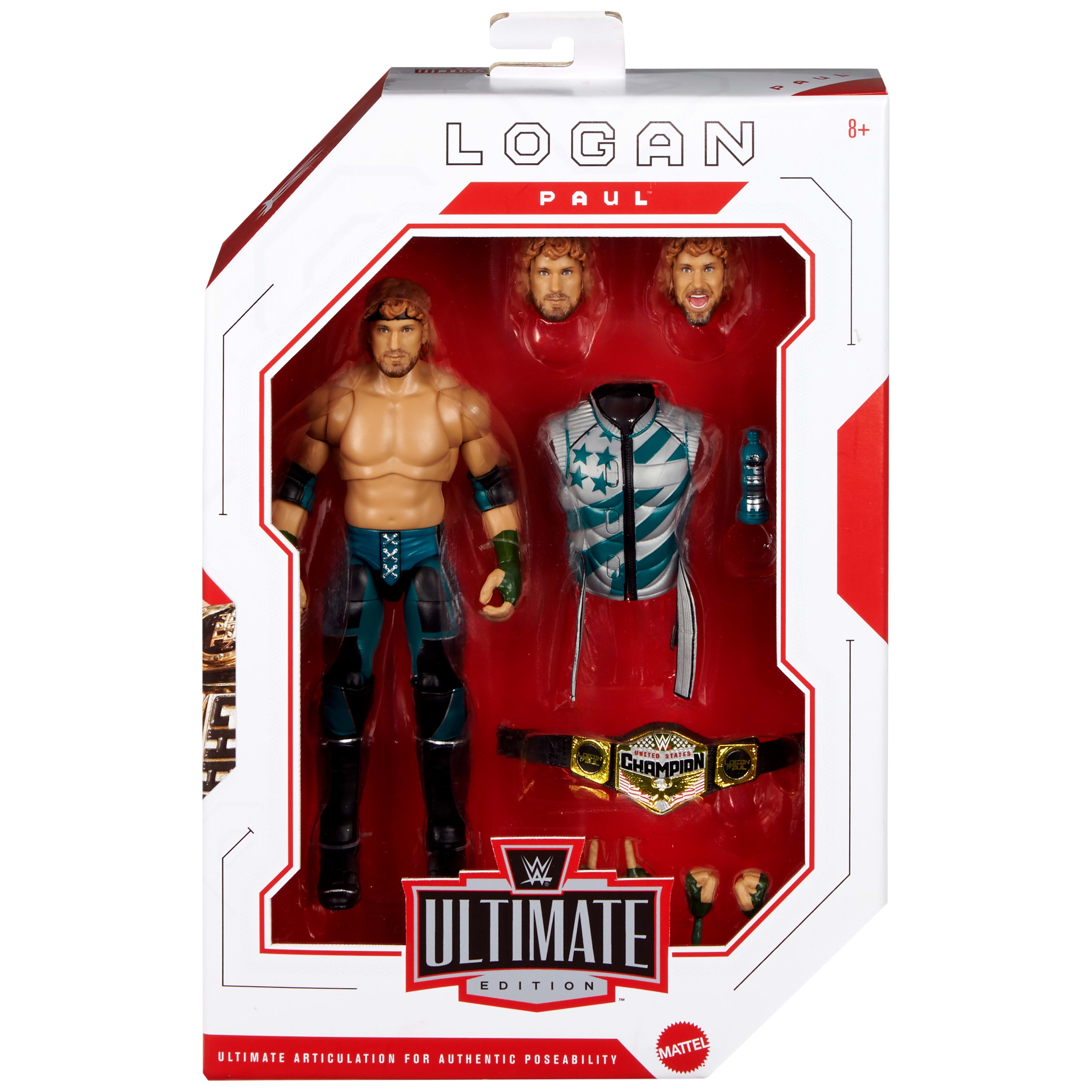 WWE Ultimate Edition Logan Paul Action Figure & Accessories Set, 6-inch Collectible Superstar