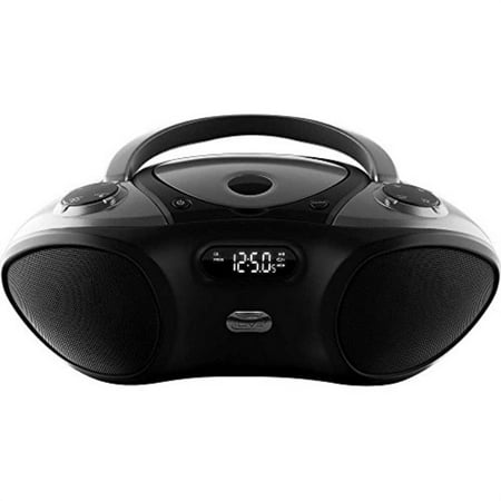 iLive Portable Bluetooth Cd Player & AM/FM Radio Tuner Mega Bass Reflex Stereo Sound System Plus 6ft Aux Cable to Connect Any Ipod, Iphone or Mp3 Digital Audio (Best App For Radio Tuner)