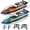 2 Batteries, variant on Tigozz 2 Pack RC Boats for Kids and Adults with 2.4GHz Remote Control Boat Set LED Lights Waterproof Hull and 4 Batteries Included