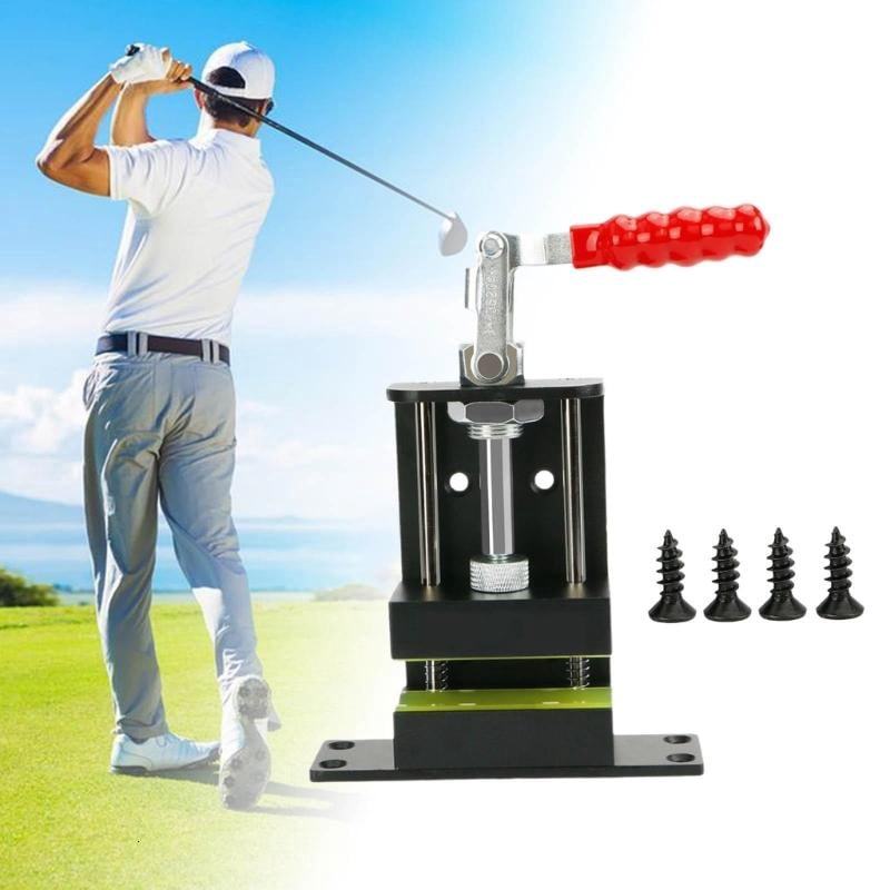 CEORPER Golf Club Grip Vise Clamp Golf Club Shaft Clamp Club Golf Grip Accessories